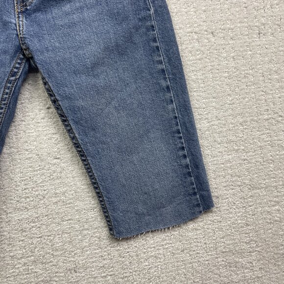 Levi’s 510 Cutoff Denim Shorts Men’s Size 28 Blue Distressed Jean Summer Casual - Picture 5 of 12